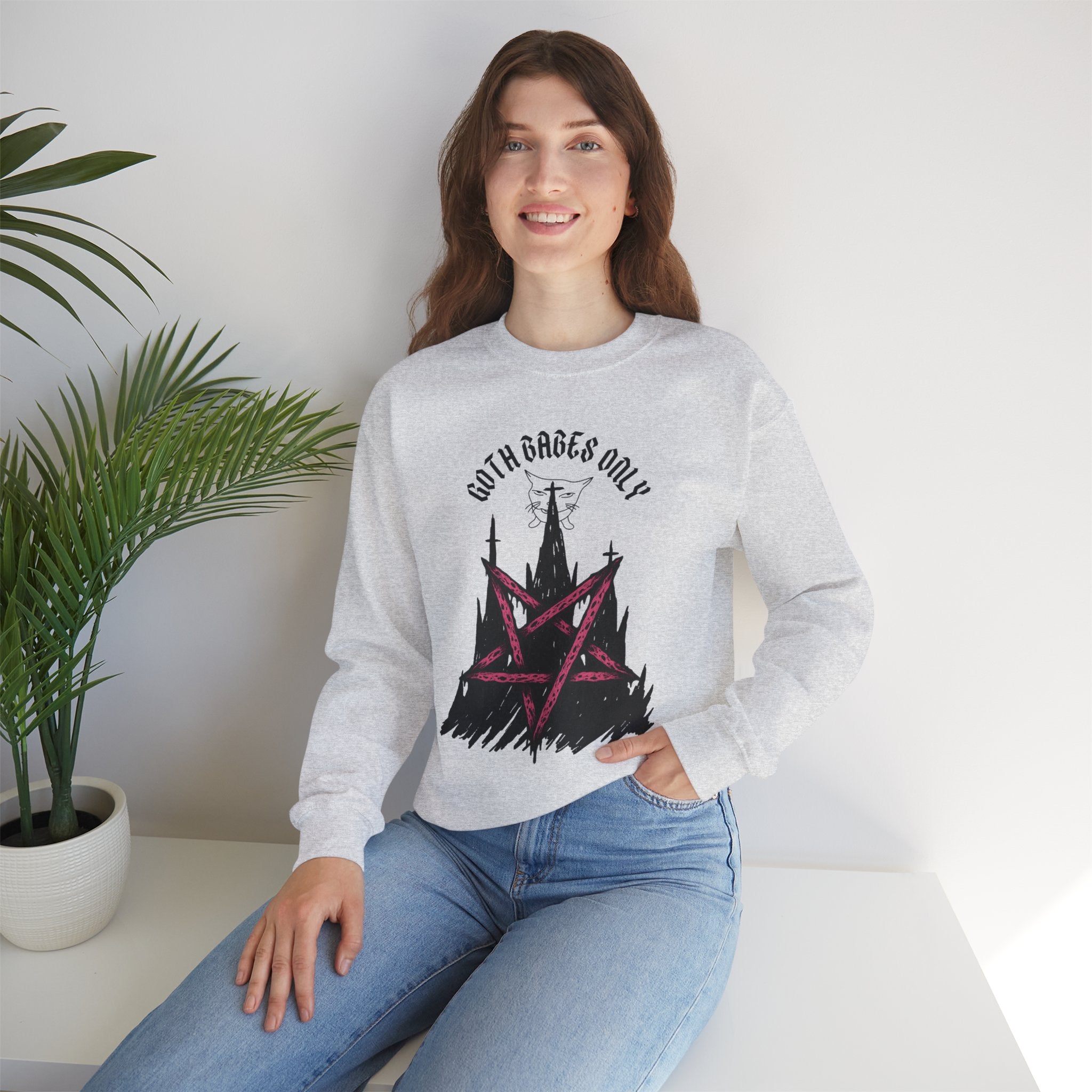 Goth Babes Only Sweatshirt — Dark Castle Crewneck
