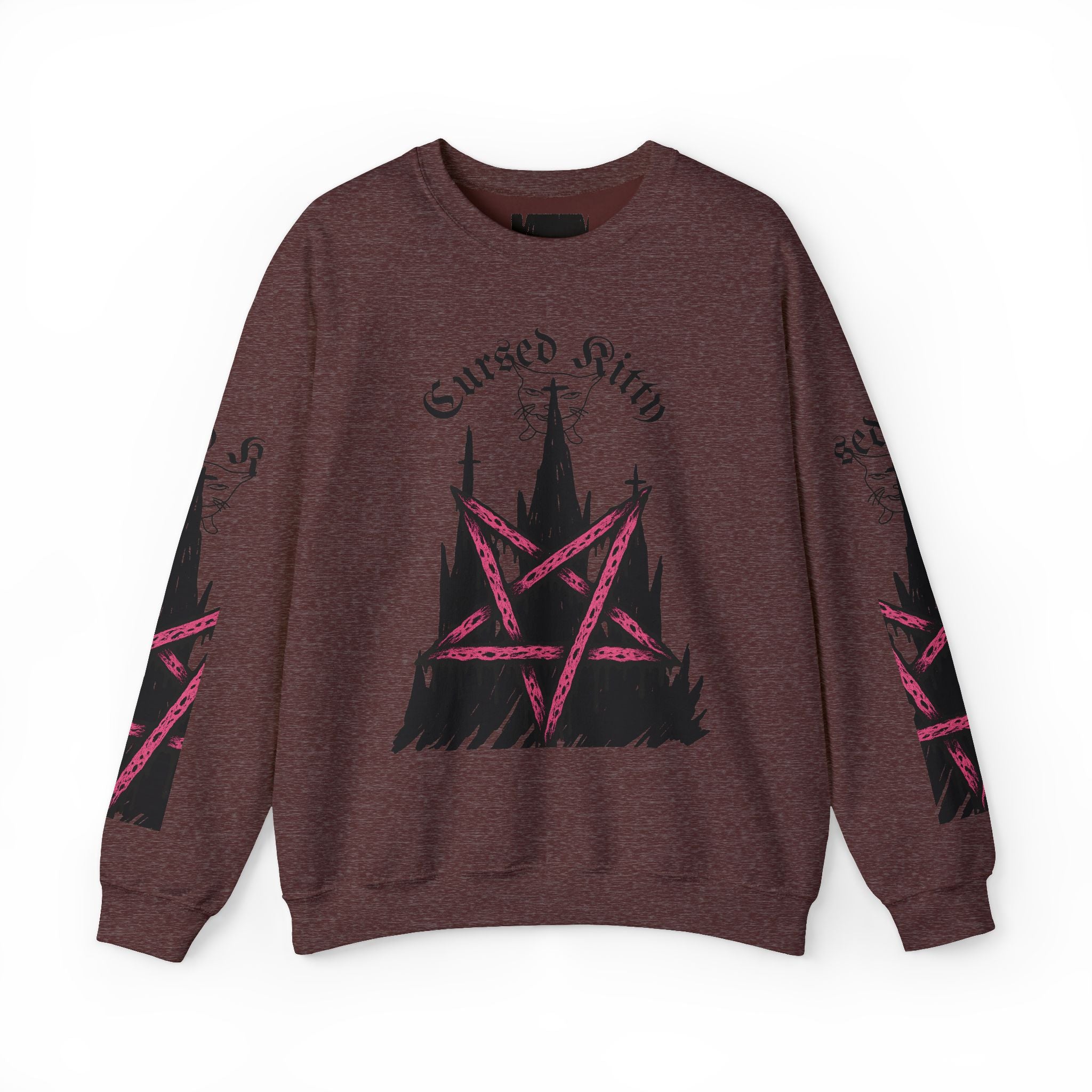 Cursed Kitty Pentagram Sweatshirt | Crewneck