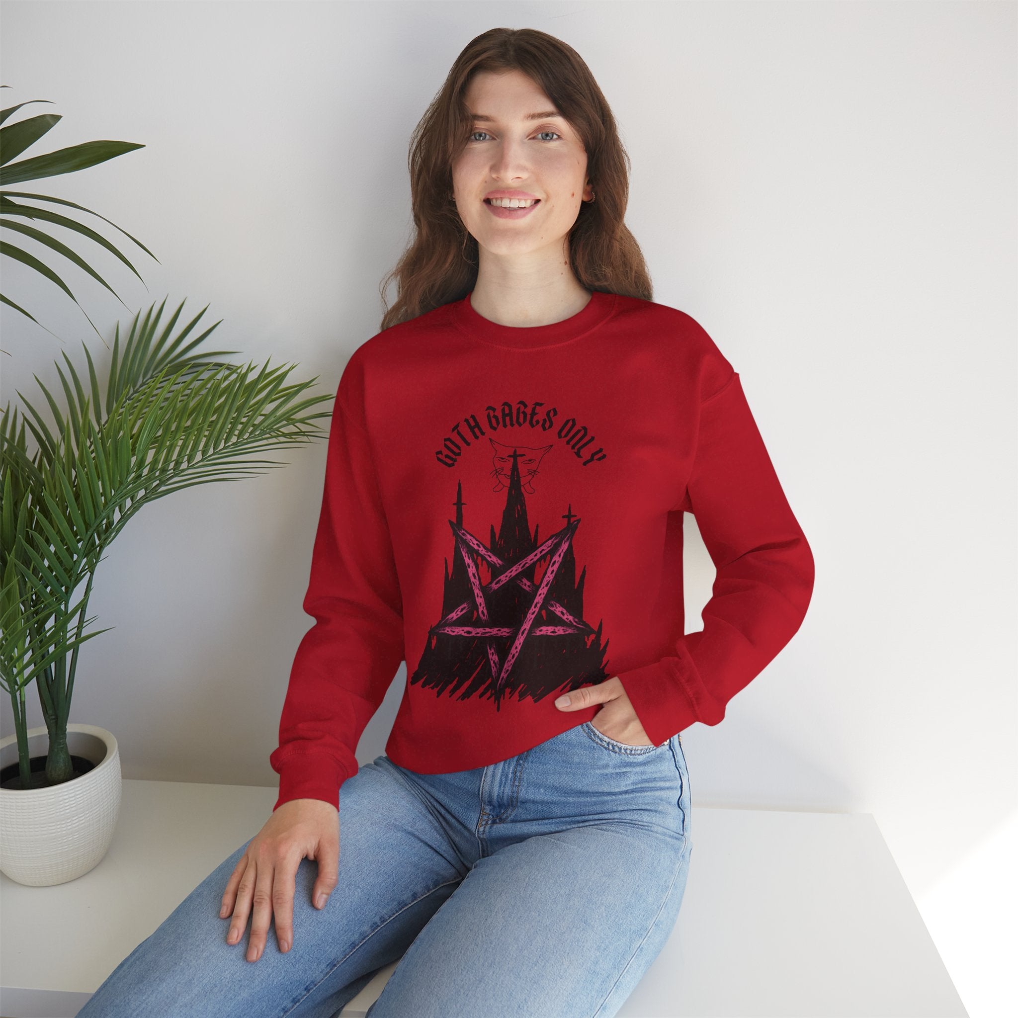 Goth Babes Only Sweatshirt — Dark Castle Crewneck