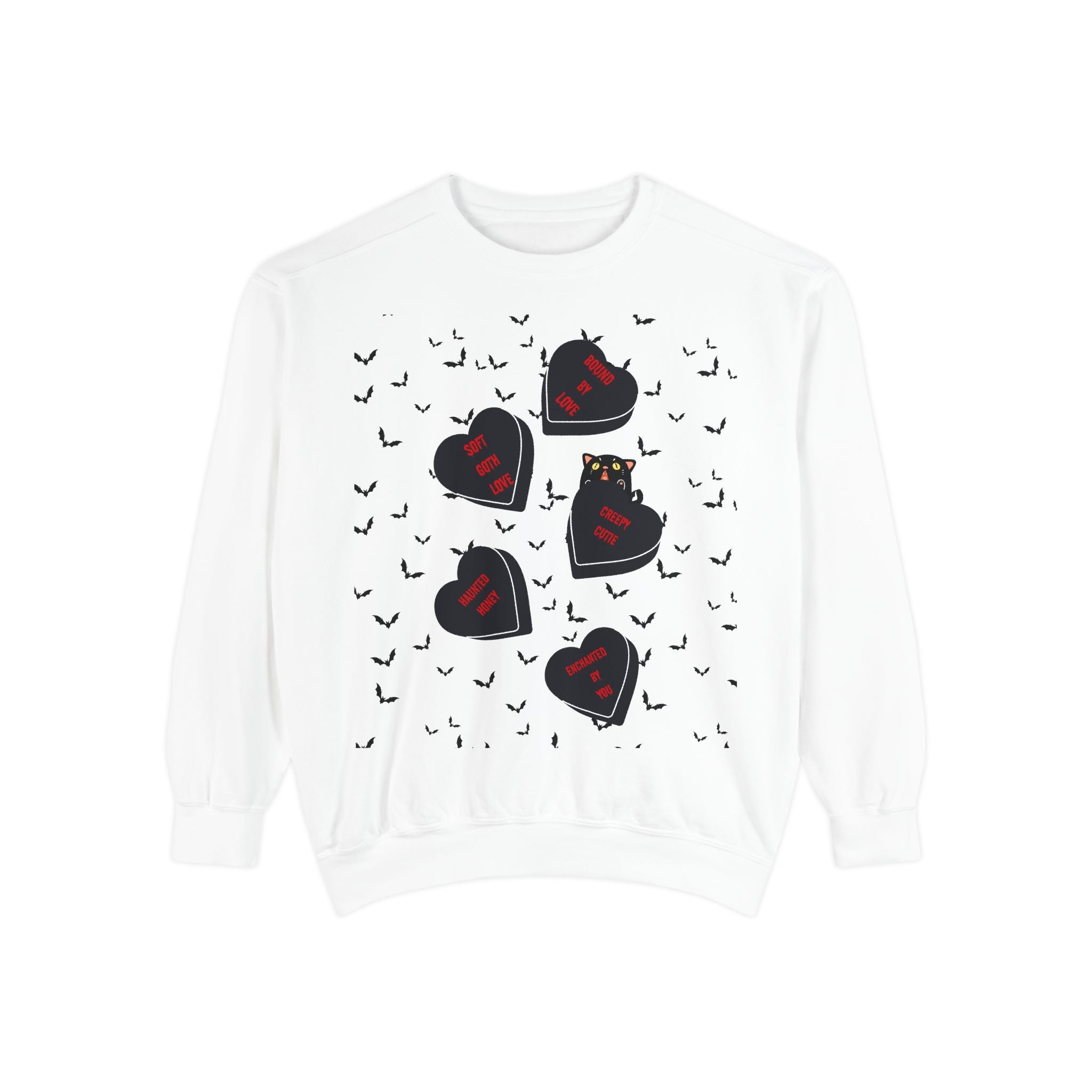 Emo Gothic Valentines Gift | Spooky Sweatshirt
