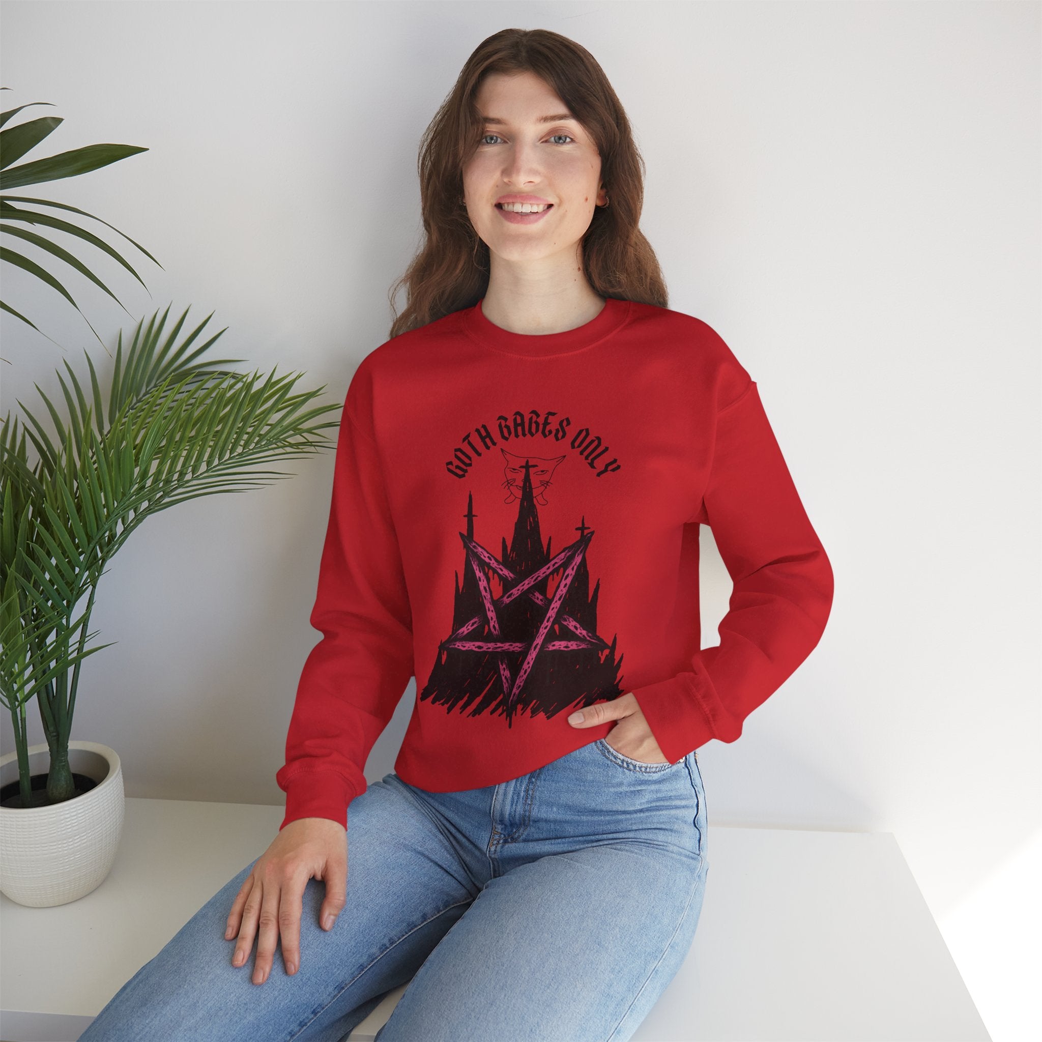 Goth Babes Only Sweatshirt — Dark Castle Crewneck