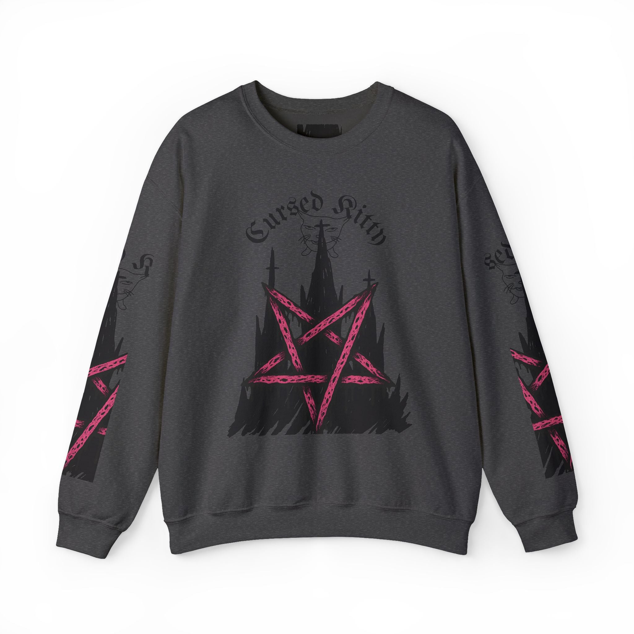 Cursed Kitty Pentagram Sweatshirt | Crewneck