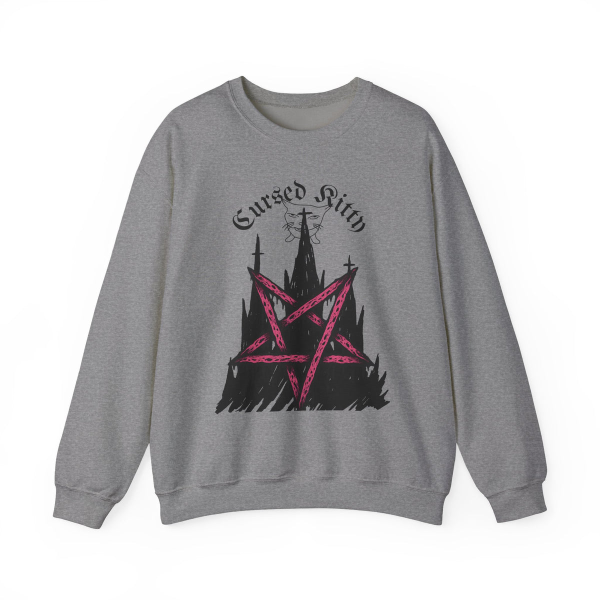Cursed Kitty Crewneck Sweatshirt