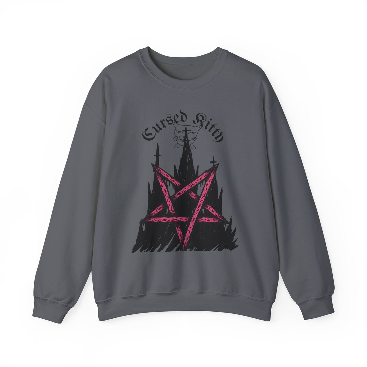 Cursed Kitty Crewneck Sweatshirt