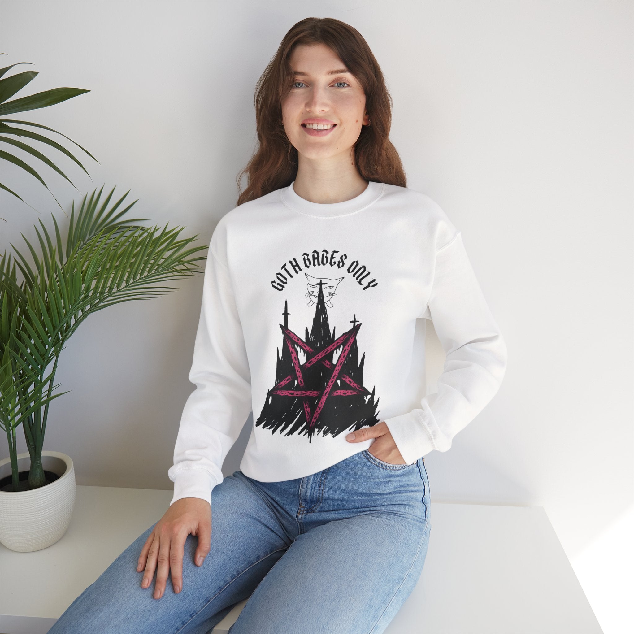 Goth Babes Only Sweatshirt — Dark Castle Crewneck