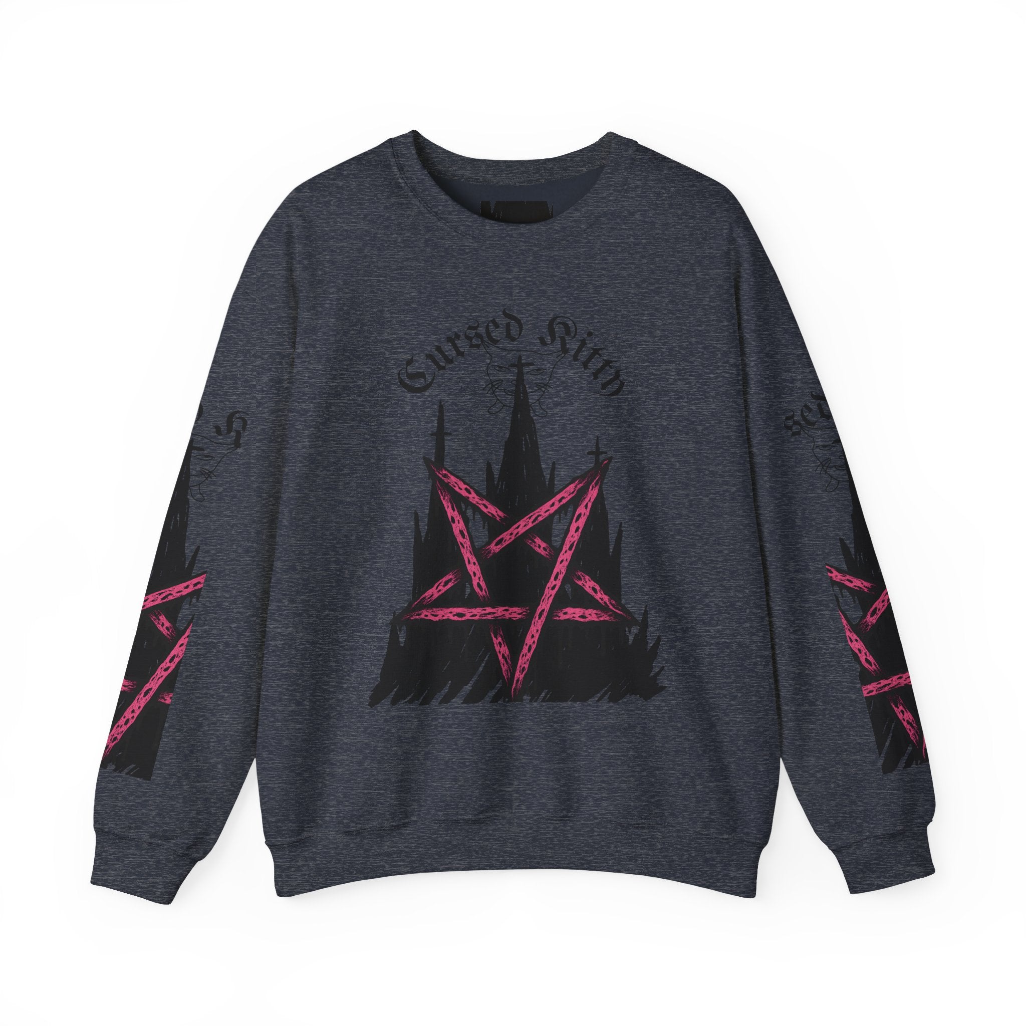 Cursed Kitty Pentagram Sweatshirt | Crewneck