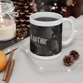 Purrfectly Gothic Dark Floral Mug