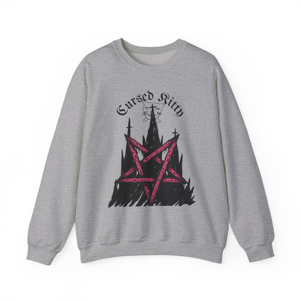 Cursed Kitty Crewneck Sweatshirt