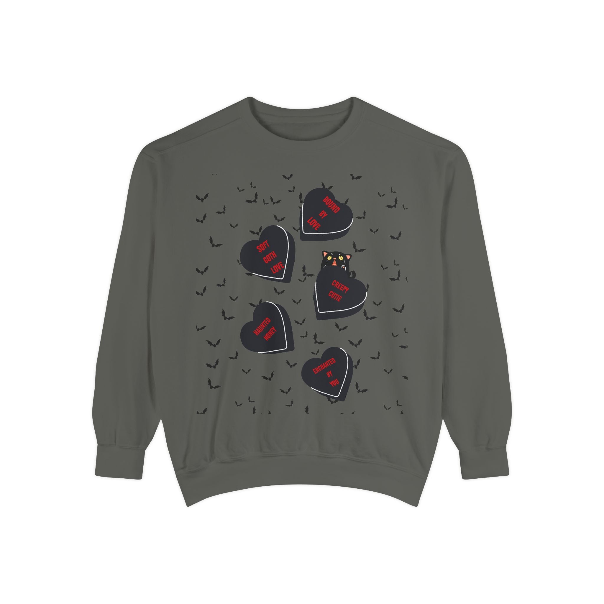 Emo Gothic Valentines Gift | Spooky Sweatshirt