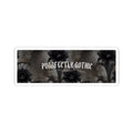 Purrfectly Gothic Sticker | Black & Gray Floral