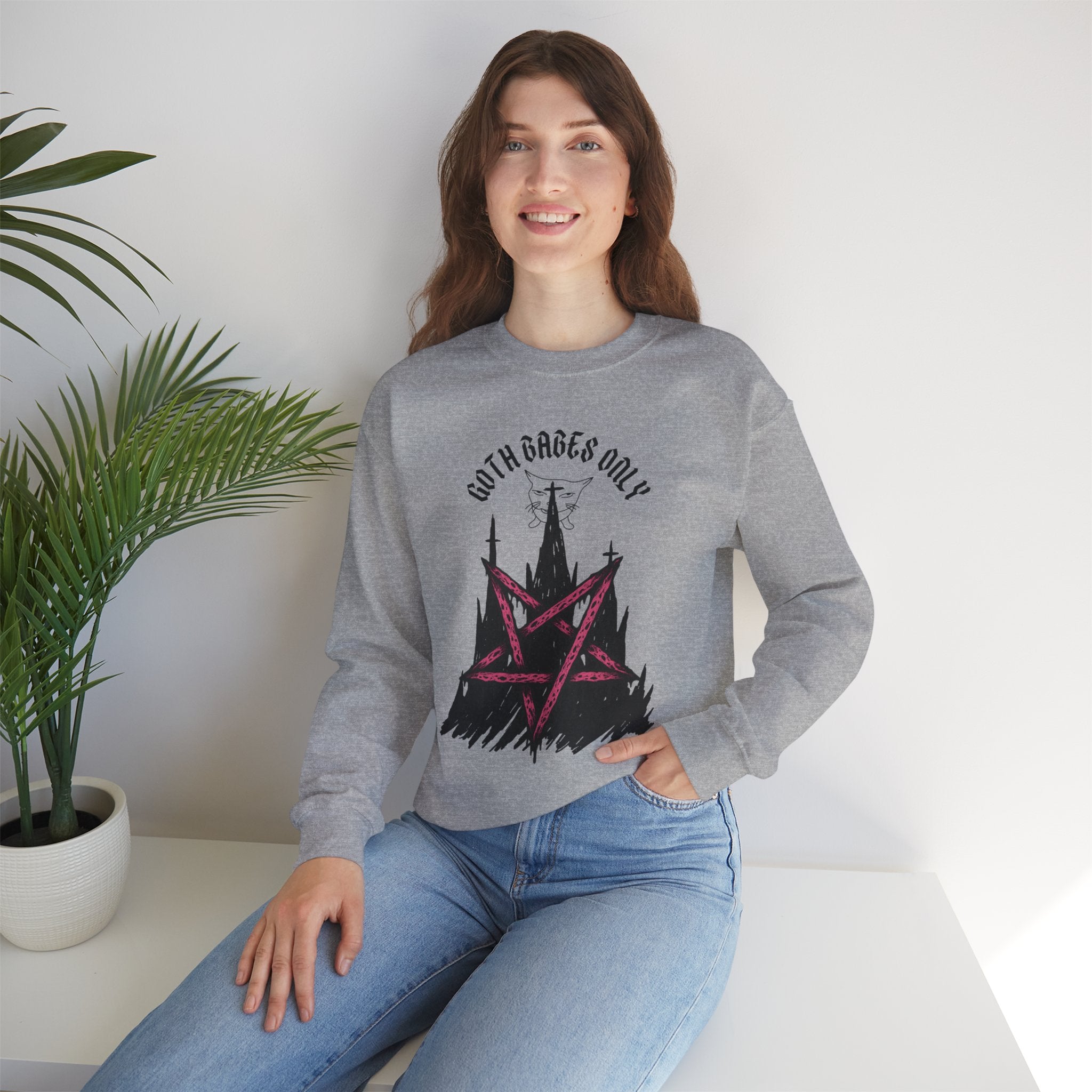Goth Babes Only Sweatshirt — Dark Castle Crewneck