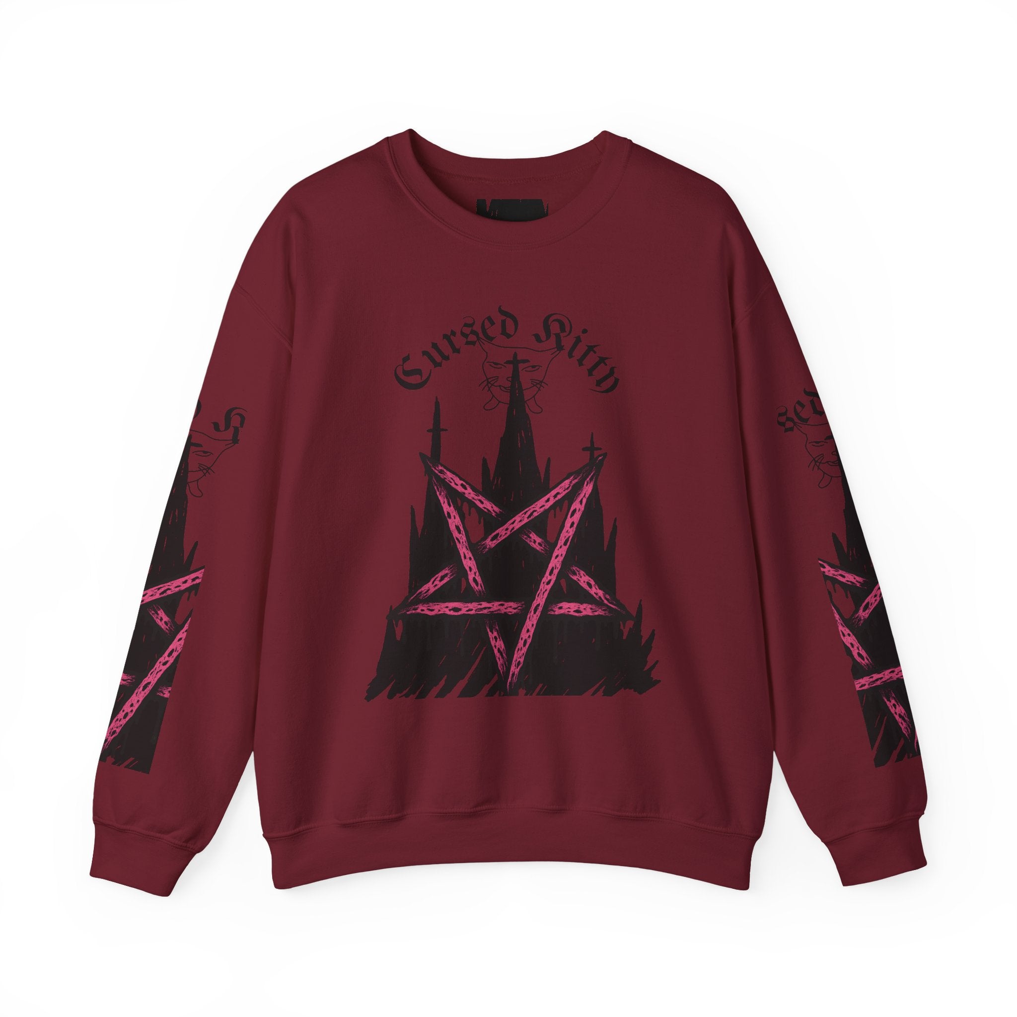 Cursed Kitty Pentagram Sweatshirt | Crewneck